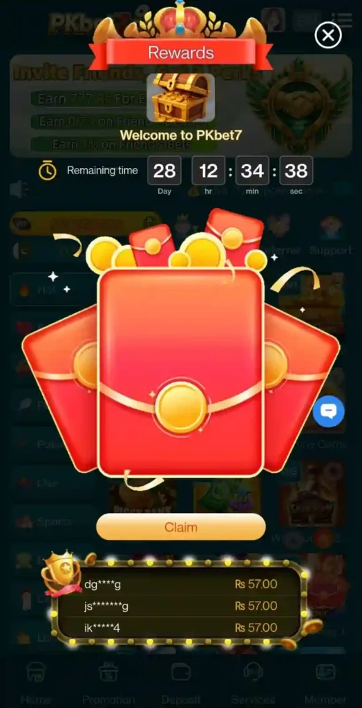 PKBET7 game