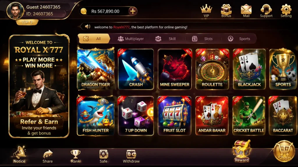 RoyalX777 Game